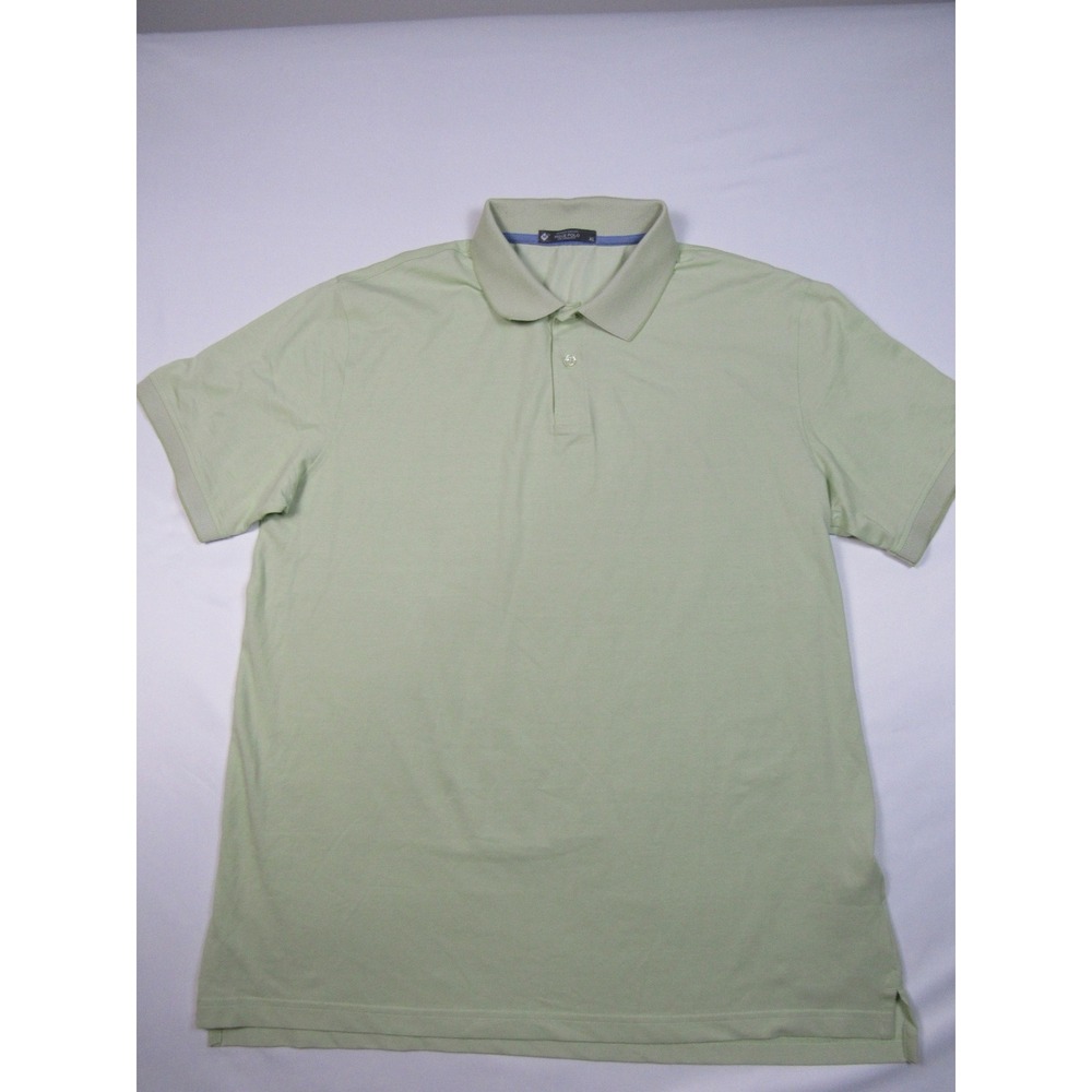 Mens‎ Member's Mark Stretch Cotton Pique Polo Shirt Mint Garden XL